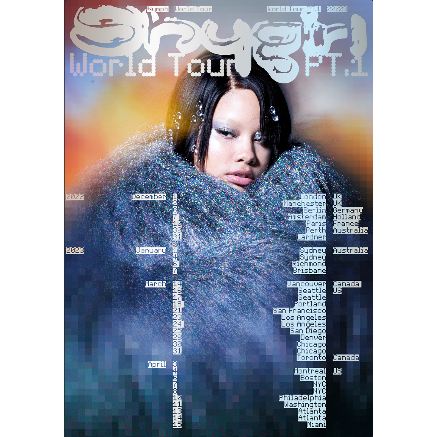 Shygirl World Tour Poster ROW