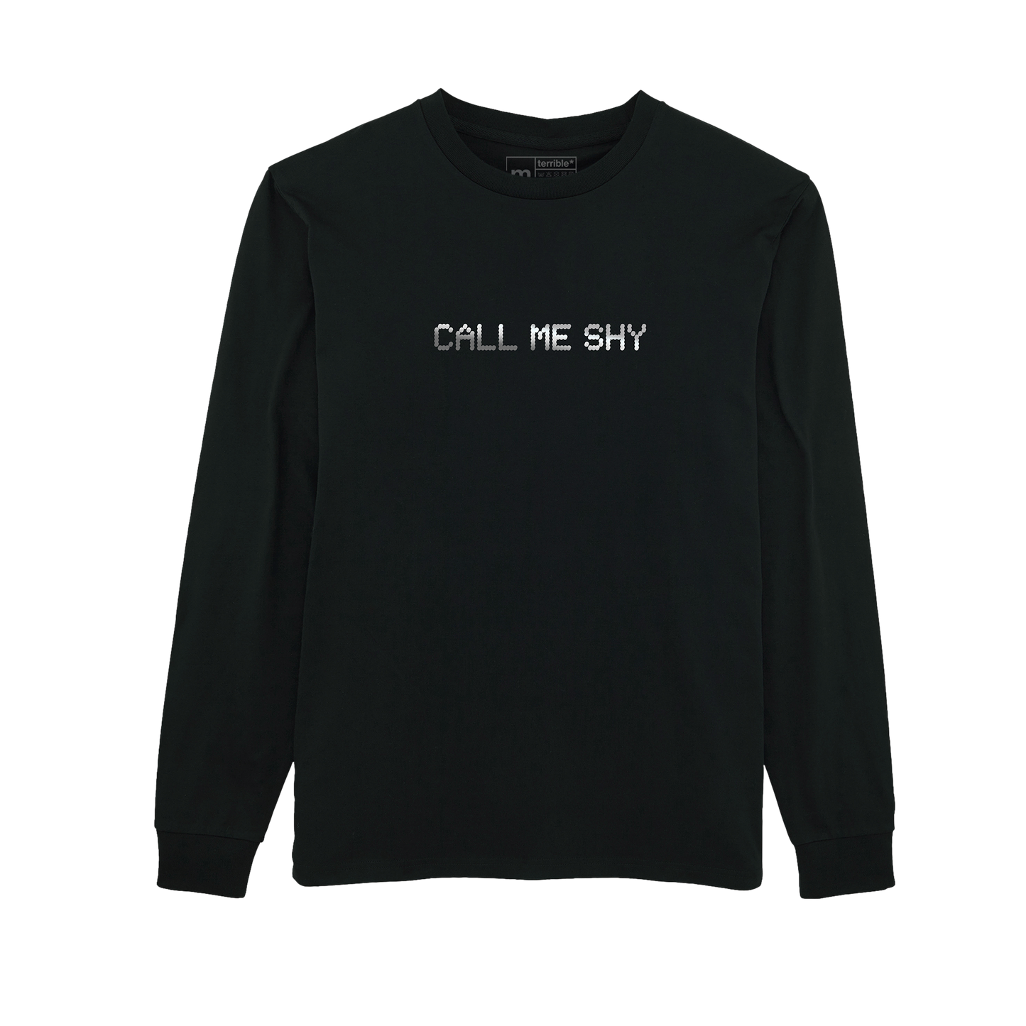 Call Me Shy Longsleeve Black ROW