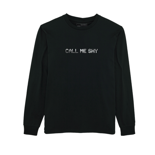 Call Me Shy Longsleeve Black ROW
