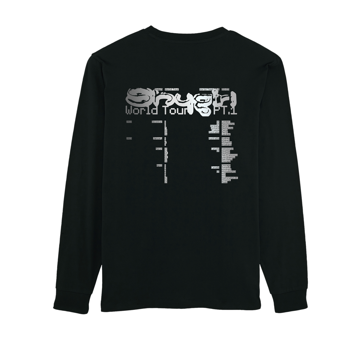 Call Me Shy Longsleeve Black ROW