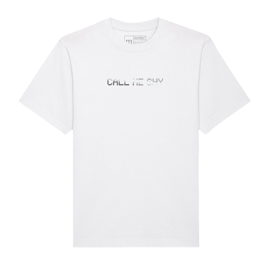 Call Me Shy T-Shirt White ROW