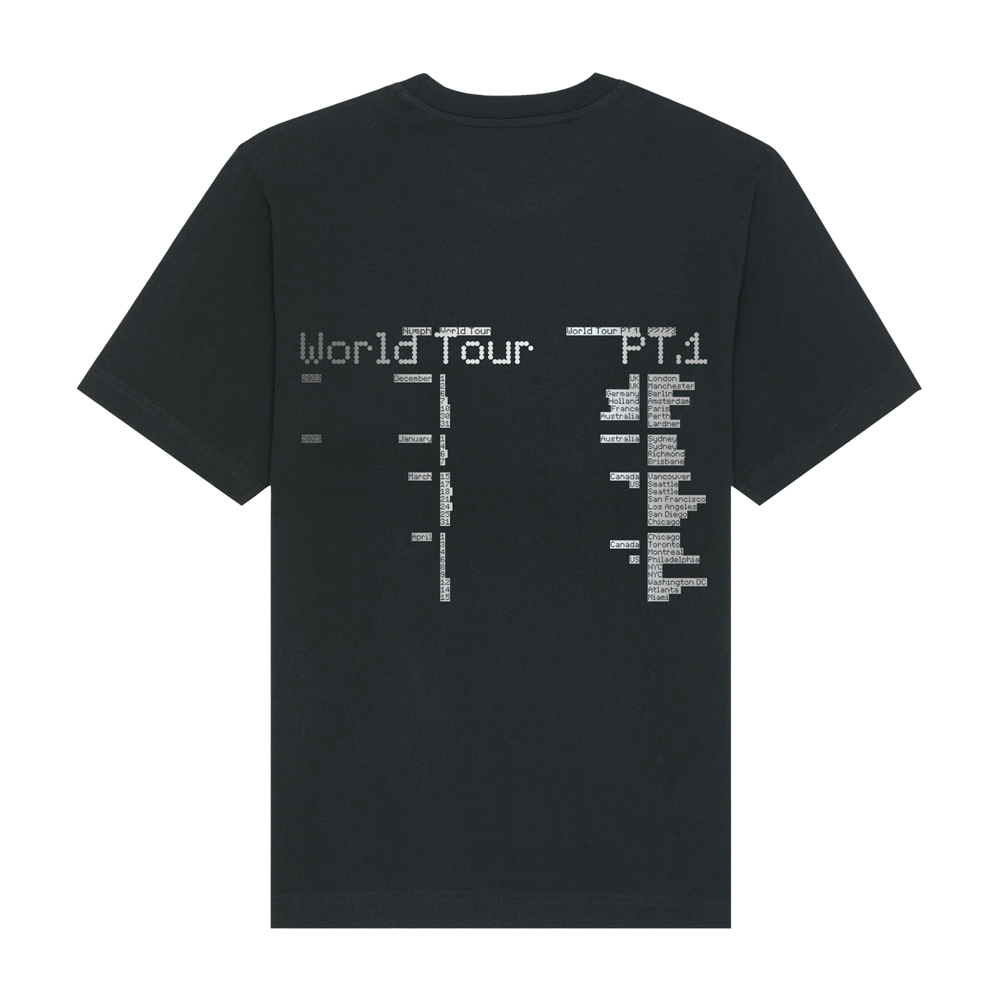 World Tour T-Shirt Black EU