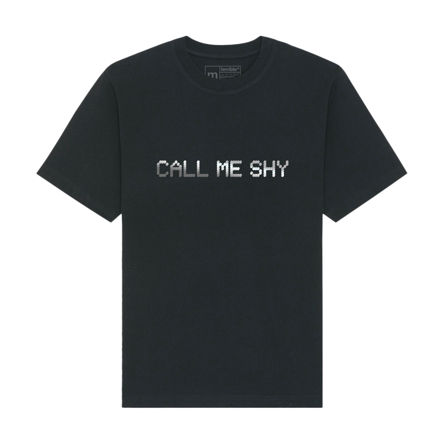 Call Me Shy T-Shirt Black EU